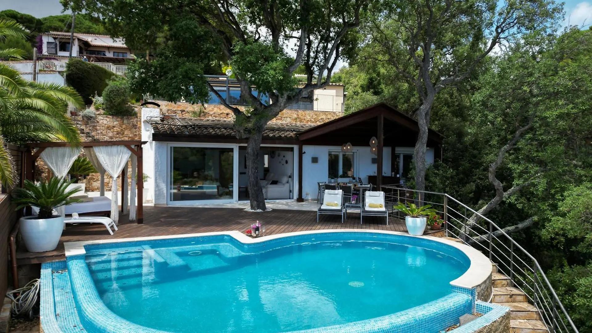 Villa Estilo Mediterraneo A 200 M Playa Con Piscina Tossa de Mar